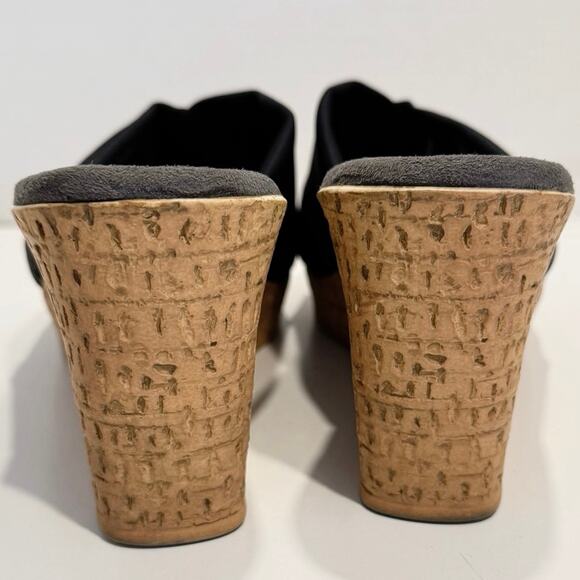 David Tate Perfect wedge sandal slip on microfiber wedge sandals 9M size 9 - Picture 8 of 9
